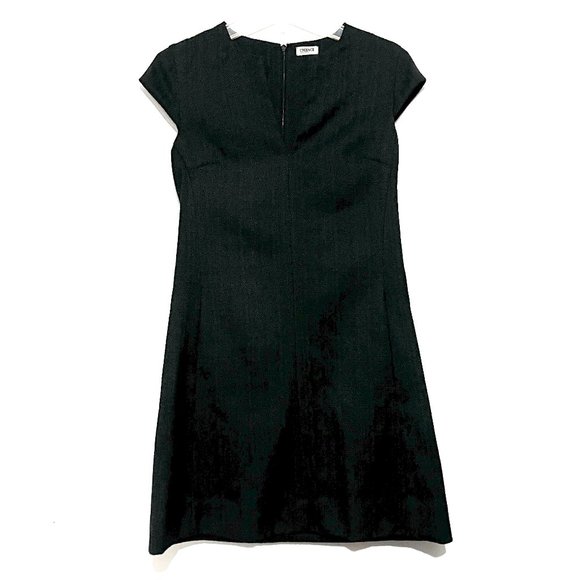 L'Agence Notch Neck Cap Sleeve Sheath Dress - Picture 3 of 14